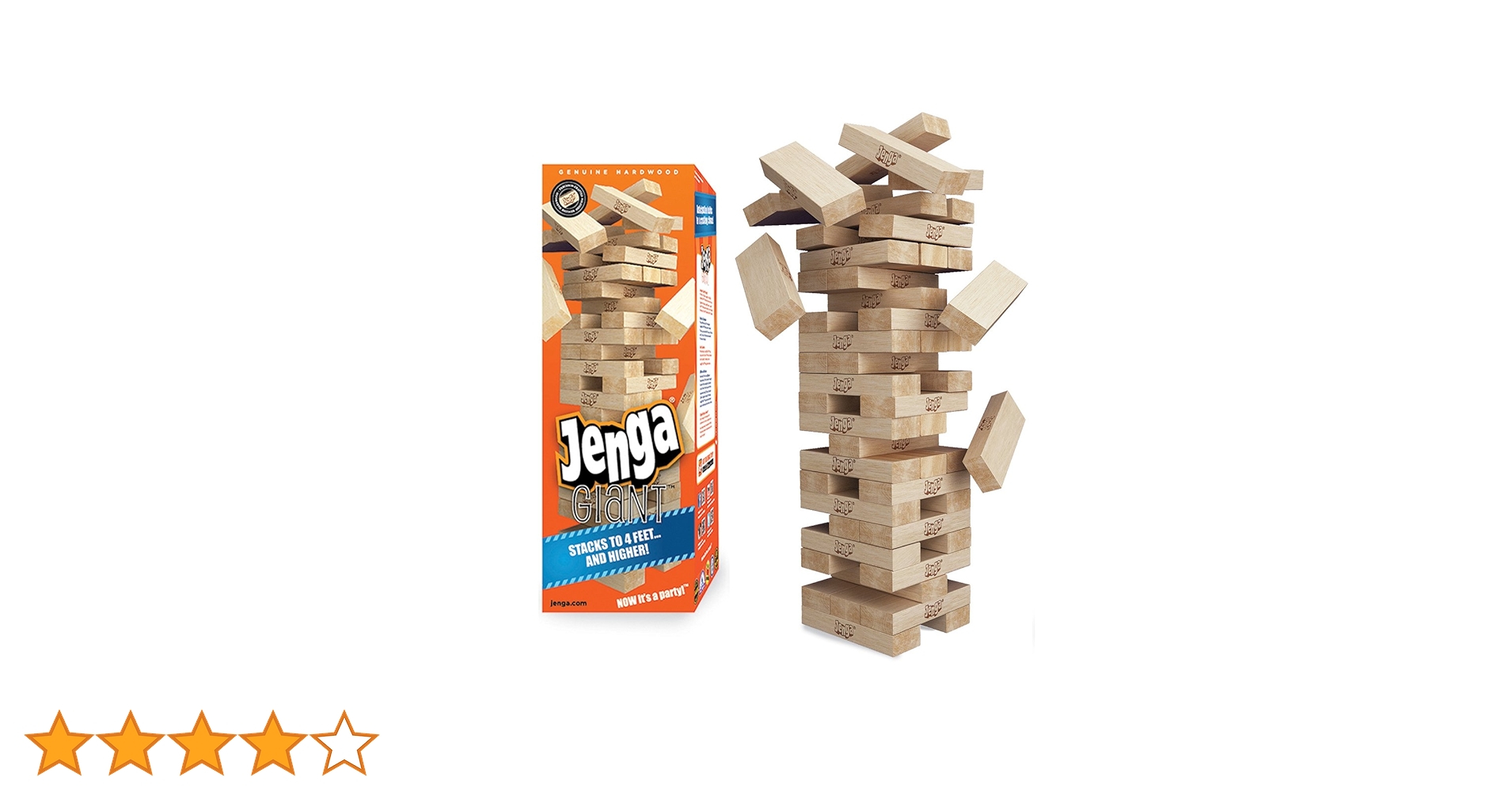 Amazon.co.jp: [ジェンガ]Jenga Giant Genuine Hardwood Game